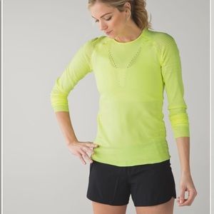 Lululemon Light Speed Long Sleeve Ray Medium